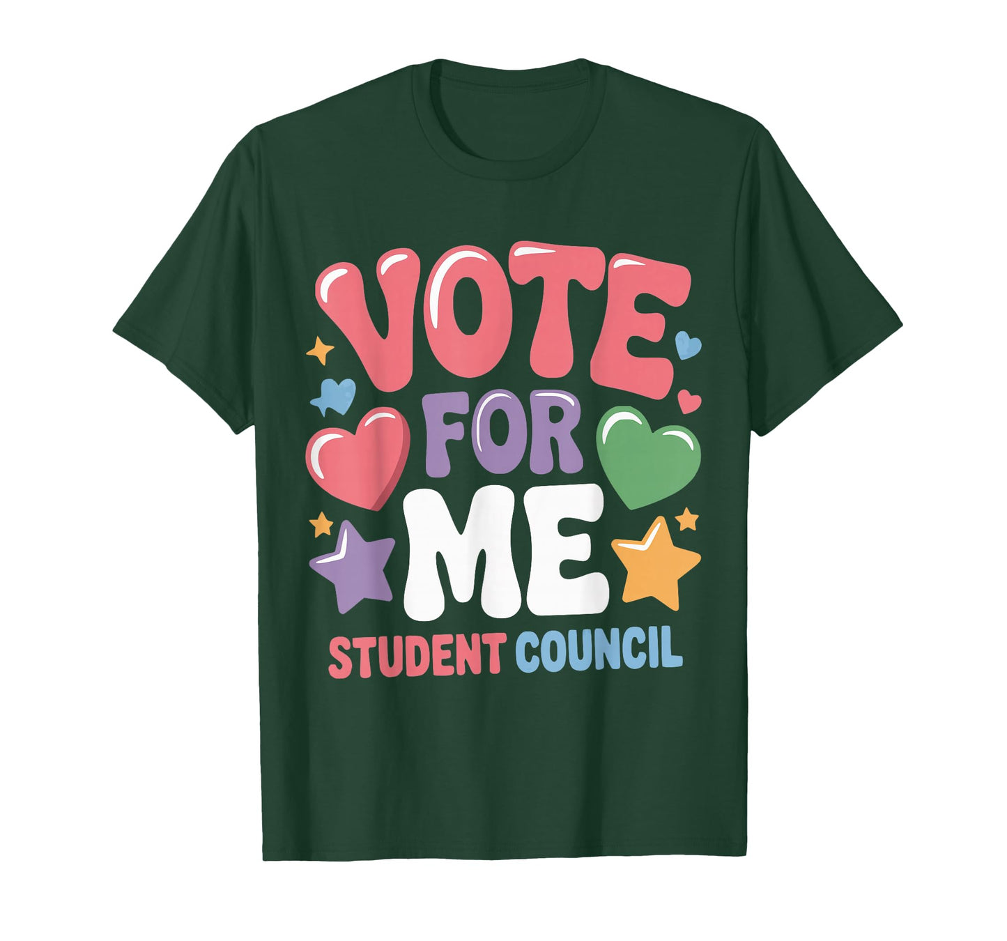 Funny Vote for Me Student Council Vibes School Election Day T-Shirt