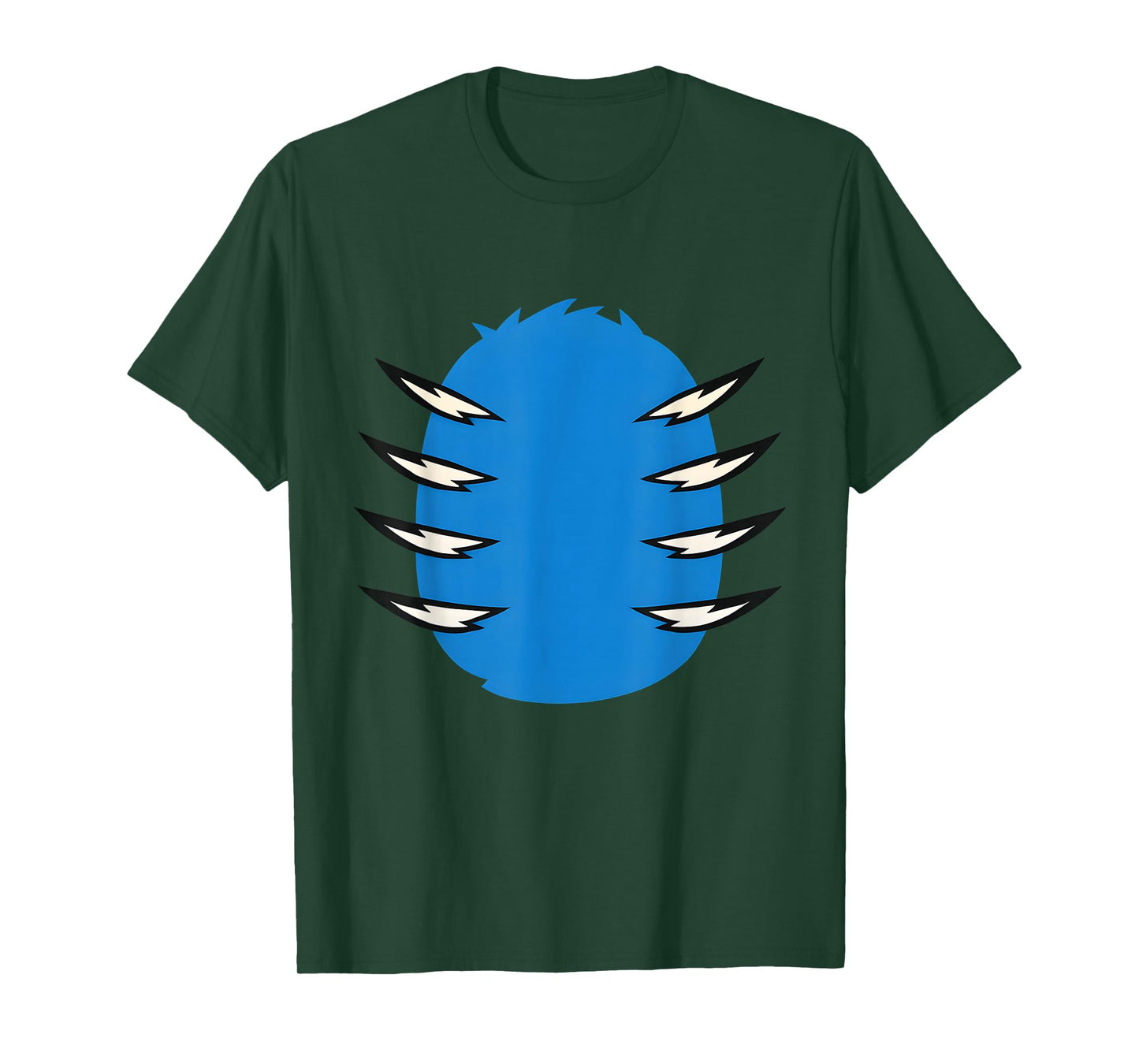 Halloween Costume Funny Blue Tiger DIY Group Matching T-Shirt