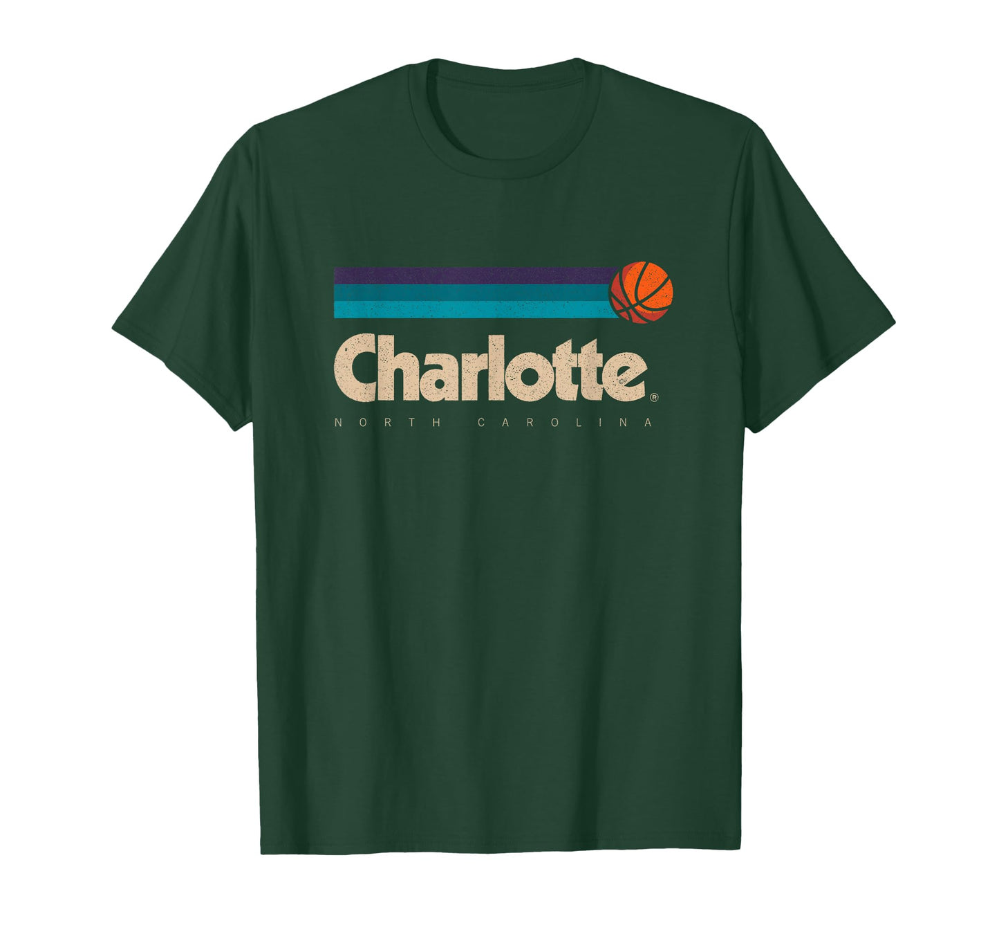 Charlotte Basketball B-Ball City North Carolina Charlotte T-Shirt