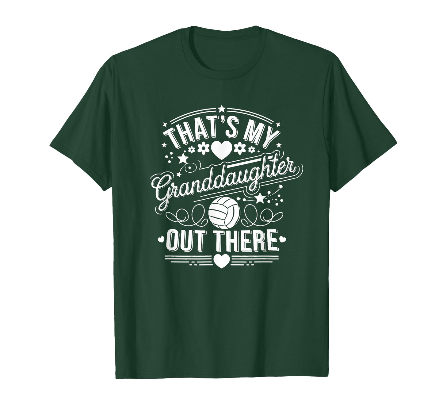 That's My Granddaughter Out There Volleyball Grandma T-Shirt