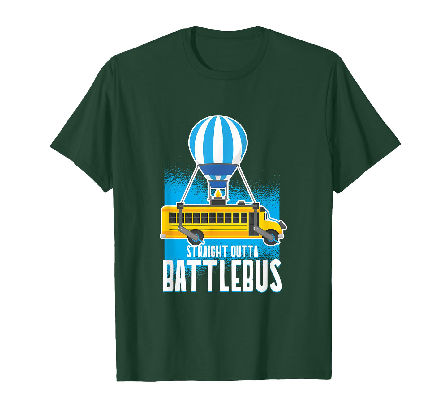 Straight Out The Battle Bus Gamer Video T-Shirt