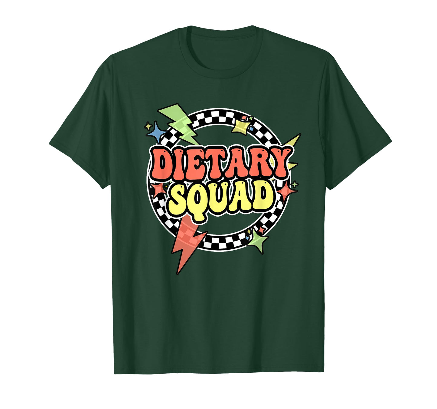 Retro Dietary Squad Dietary Appreciation Week For Staff T-Shirt