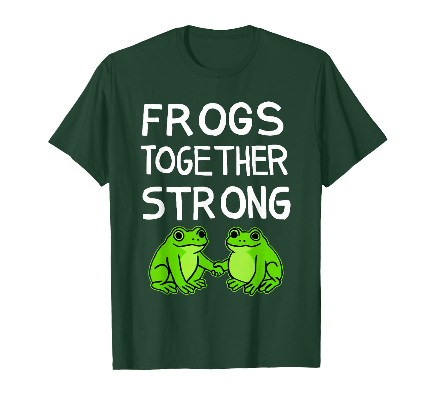Portland Frog Protest - Frogs Stronger Together T-Shirt