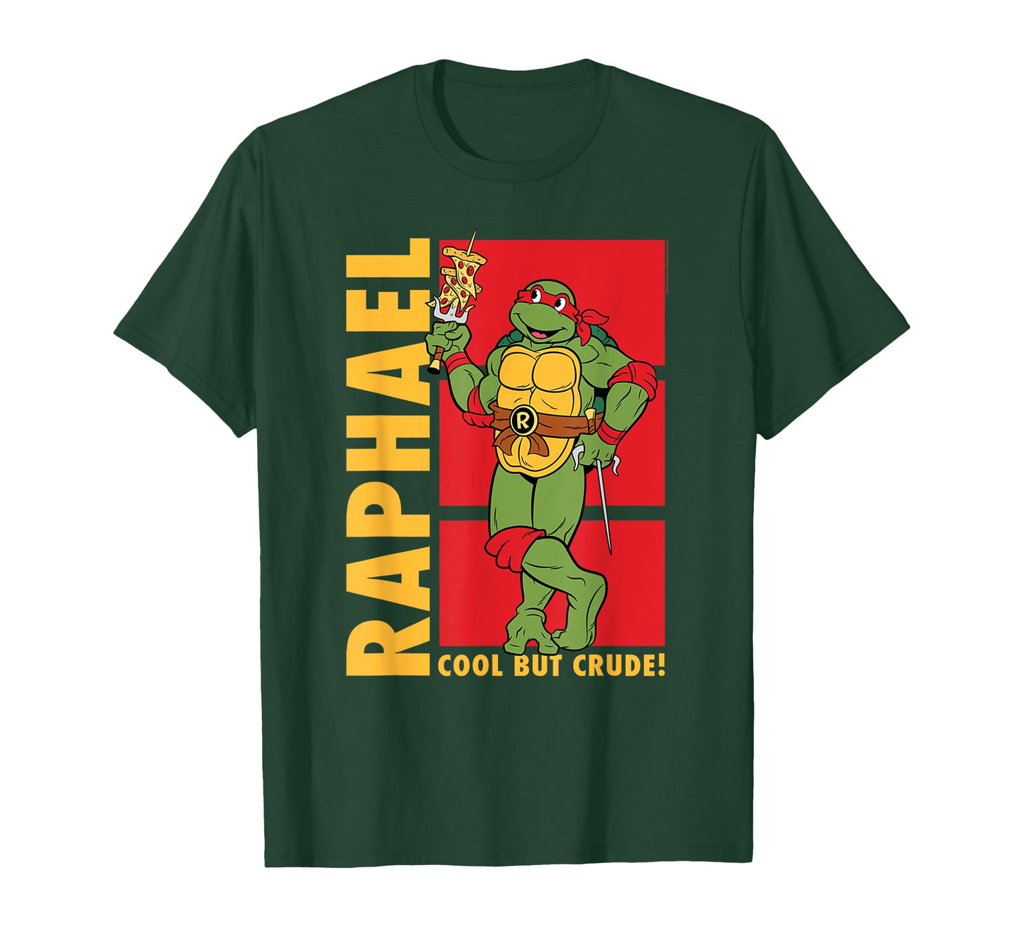 Teenage Mutant Ninja Turtles Raphael Cool Retro Cartoon T-Shirt
