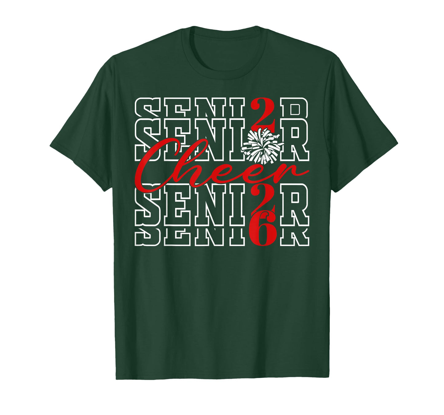 Class of 2026 Senior Year Cheer Back To School Cheerleader T-Shirt