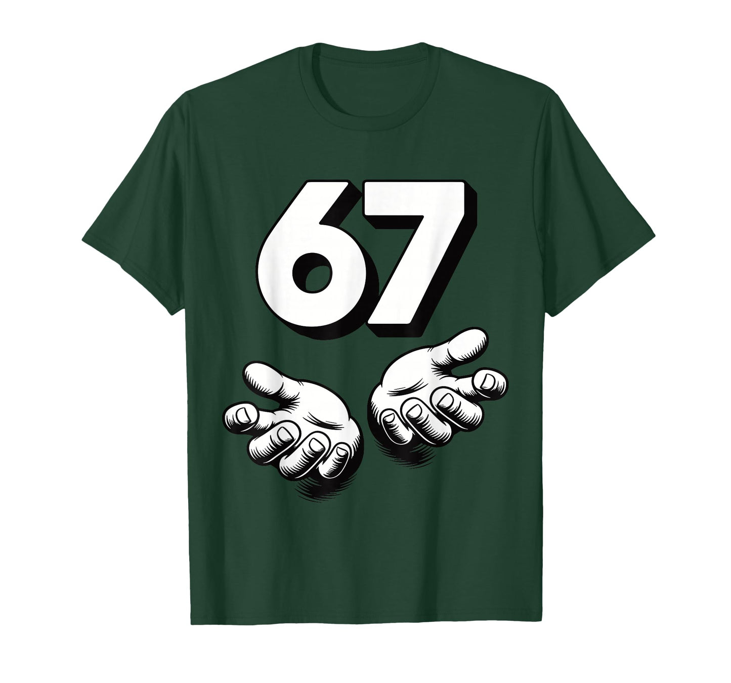Funny 6 7 Meme Gen Alpha Gen Z Slang Six Seven T-Shirt