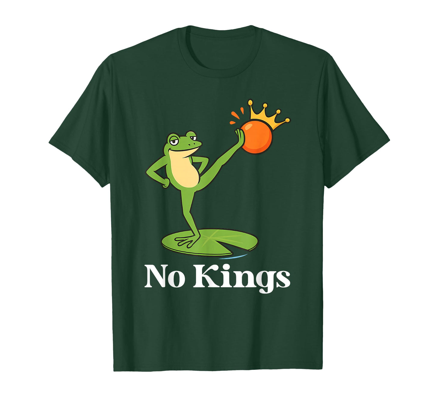 No Kings Shirt Men Women Portland Frog Protest T-Shirt