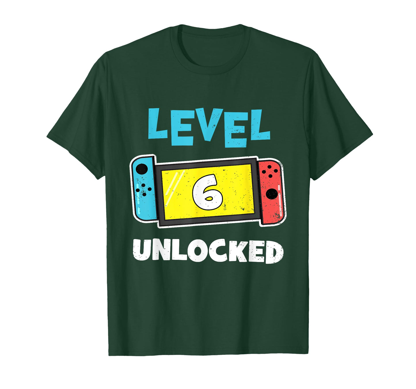 Level 6 unlocked Gamer 6th Birthday Gift Video Game lovers T-Shirt