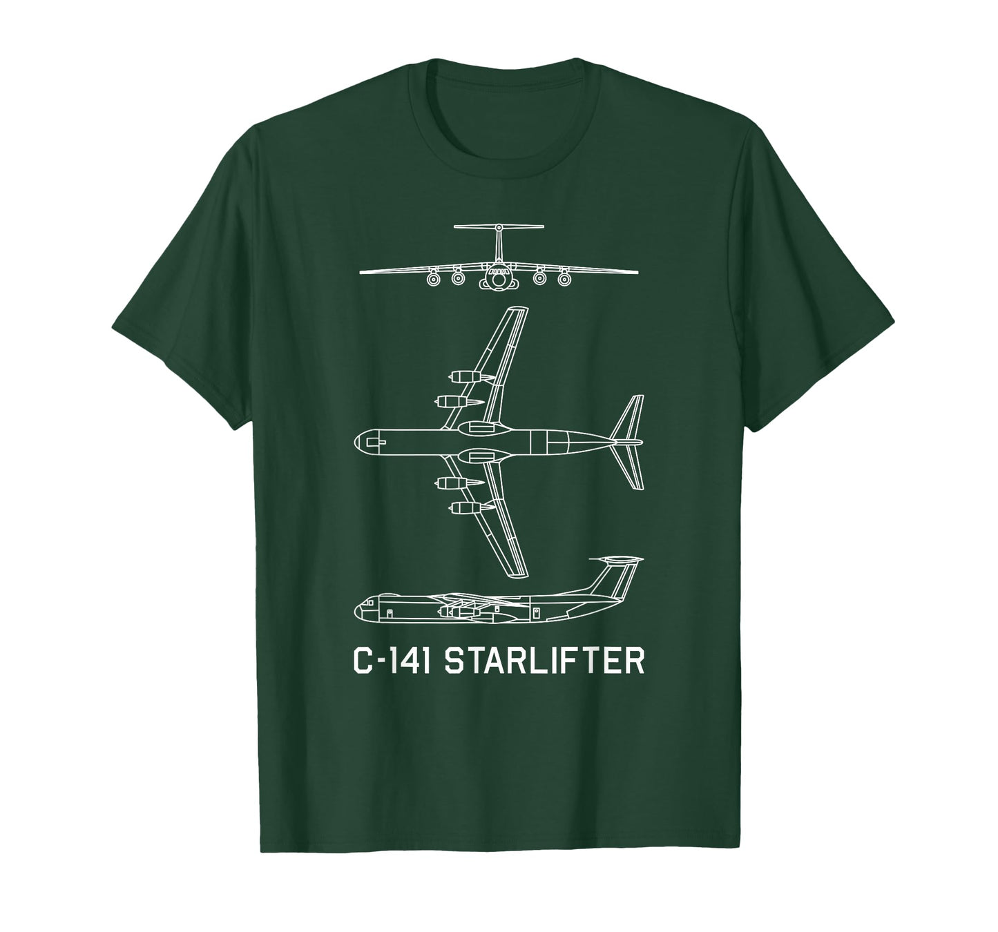 C-141 Starlifter American Plane Schedules T-Shirt