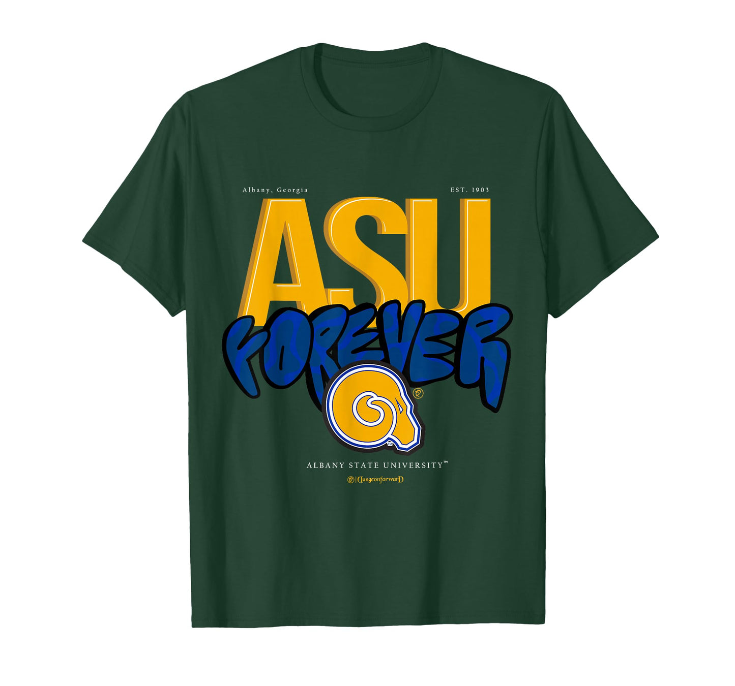 The Yard Essentials - Albany State University - ASU Forever T-Shirt