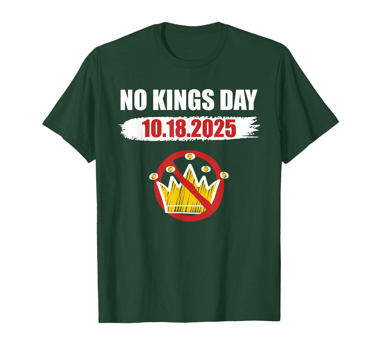 No Kings Day Patriotic No Kings 2025 T-Shirt