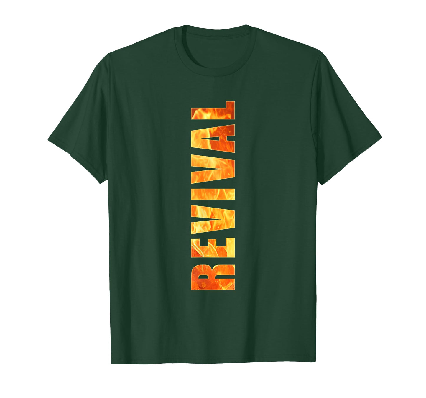 Christian Faith Revival Fire – Born-Again Church Graphic T-Shirt