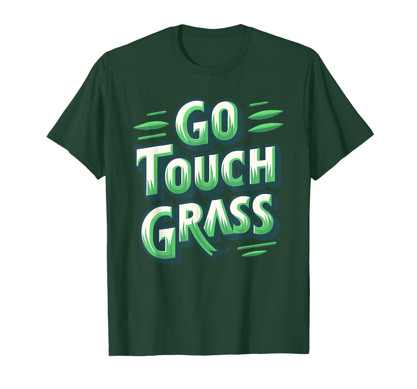 Touch Grass Funny Meme Gamer T-Shirt