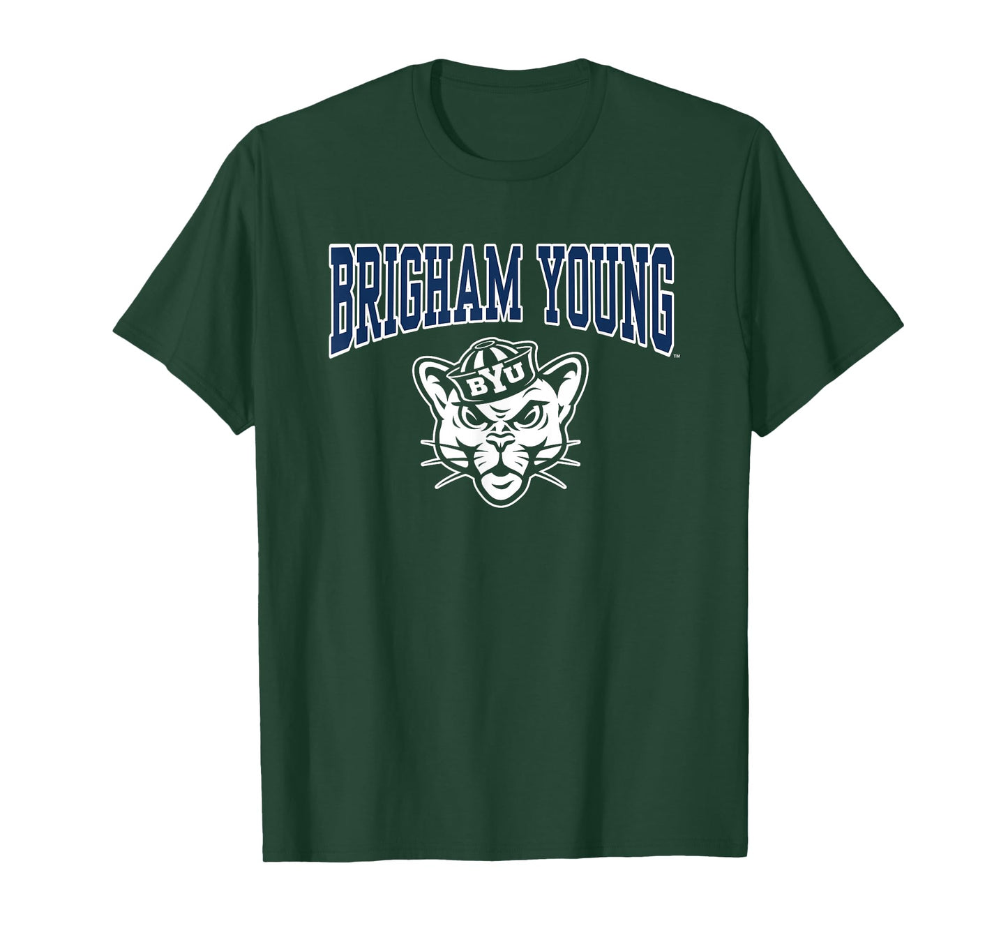 BYU Cougars Cosmo Mascot Blue Officially Licensed T-Shirt