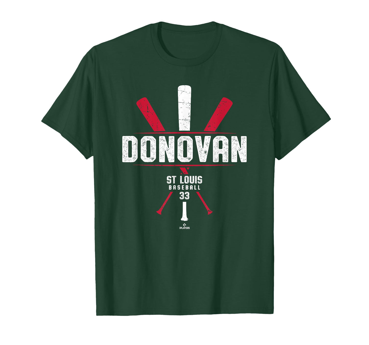 Vintage Baseball Bat Gameday Brendan Donovan St Louis T-Shirt