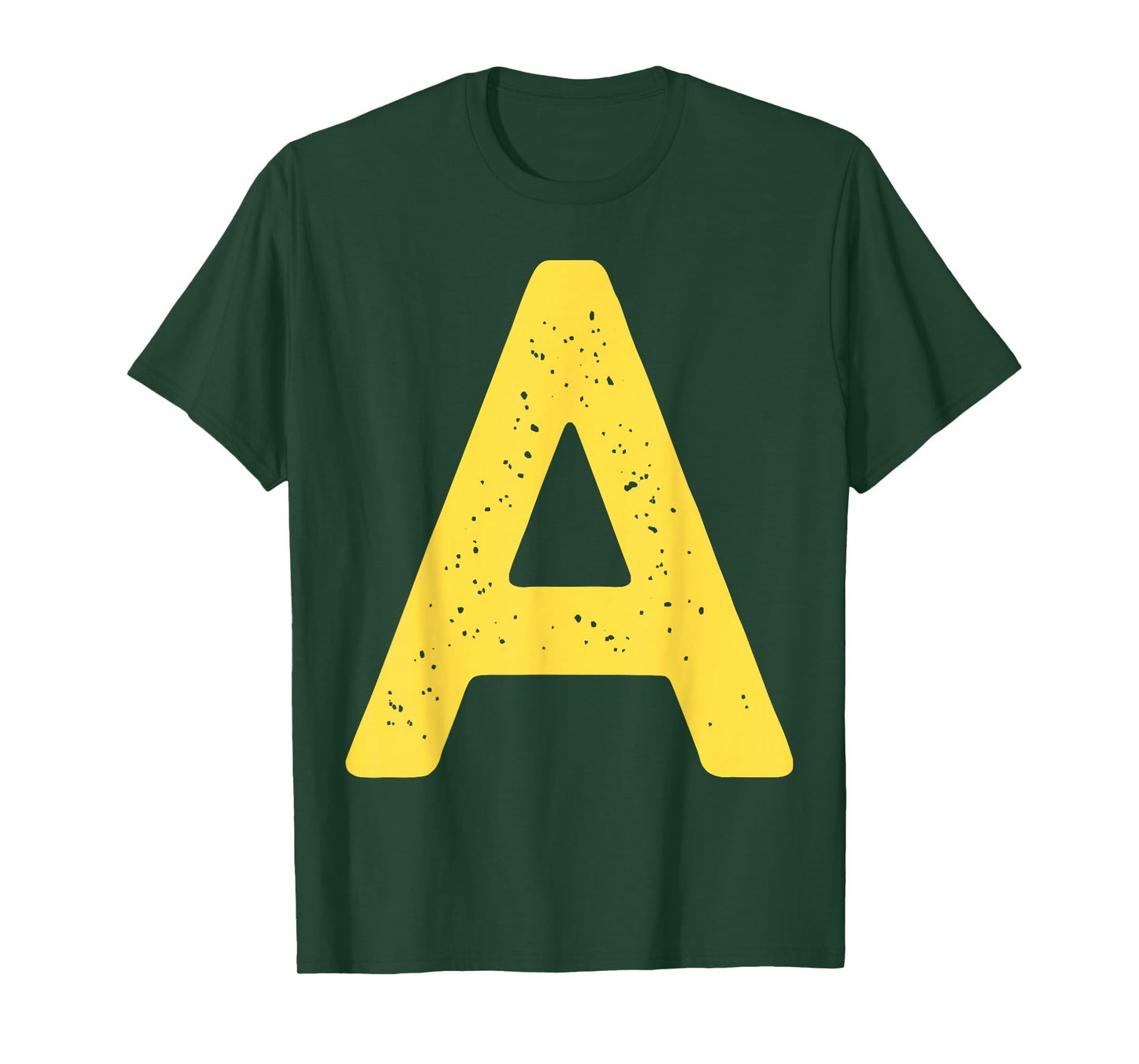 Halloween Letter A Alphabet Matching Costume Men Women Kids T-Shirt