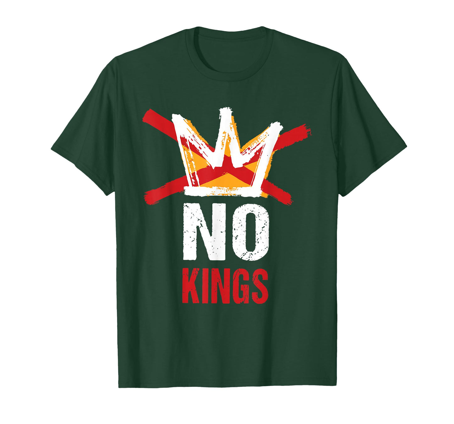 No Kings In America Since 1776 Anti Monarchy Oligarchy T-Shirt