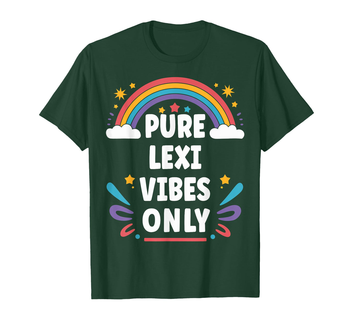LEXI Vibes Only Cute Retro Girls LEXI Name T-Shirt