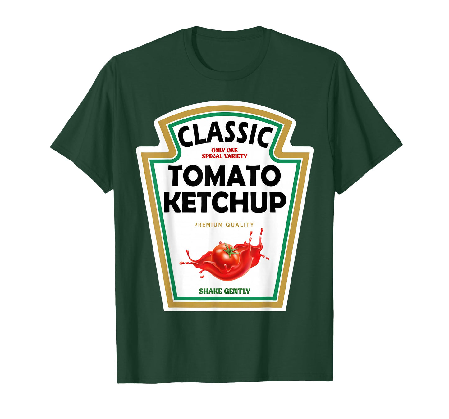 Red Ketchup DIY Halloween Costume Matching Group Mustard T-Shirt