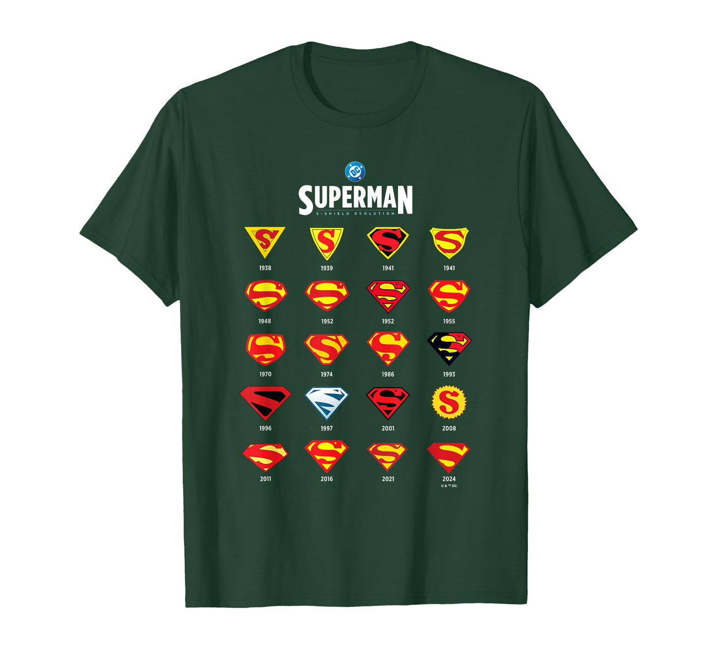 Superman S-Shield Evolution T-Shirt