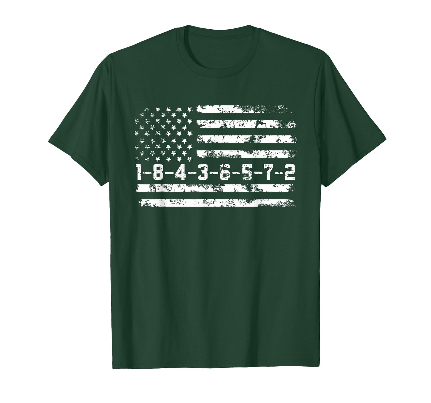 1-8-4-3-6-5-7-2 Firing Order Small Block Engine V8 T-Shirt