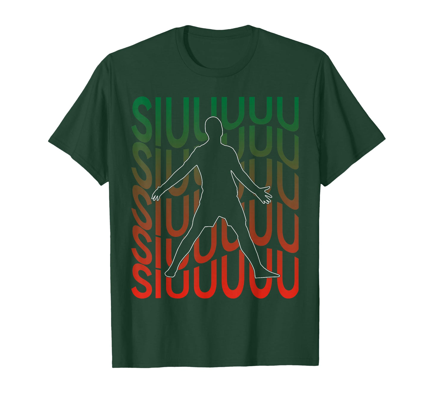 Siuuu Funny Soccer Football Boys Men Women Soccer Player T-Shirt