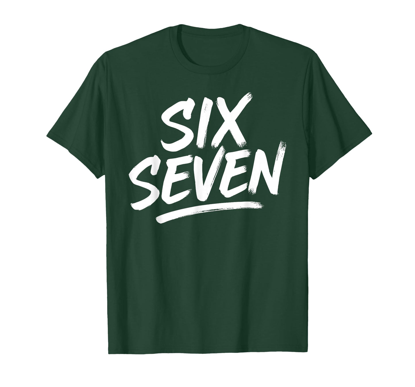 Six Seven 6 7 Funny Meme Internet Joke Viral Trend T-Shirt