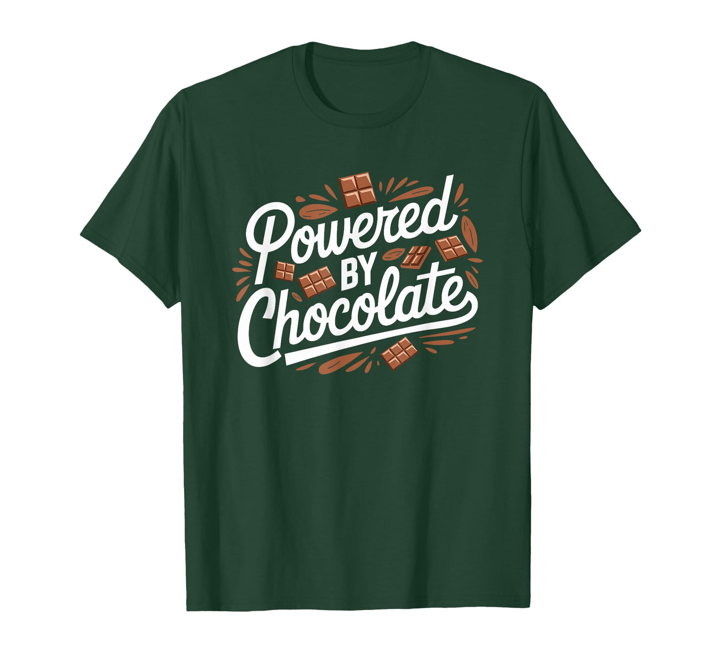 Chocolate Theme Powered By Chocolate, Chocolate Lover T-Shirt