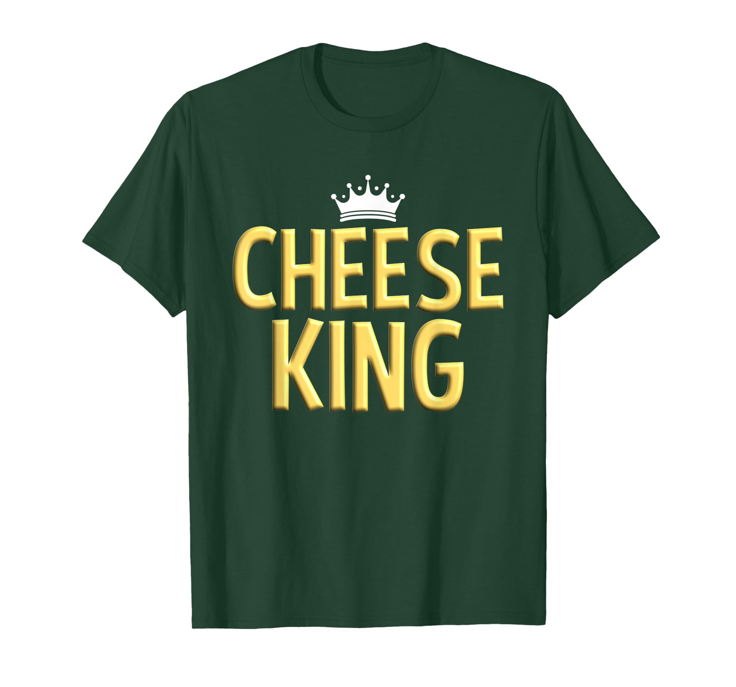 Cheese King Cheese Foodie Men's Cheese Lover T-Shirt