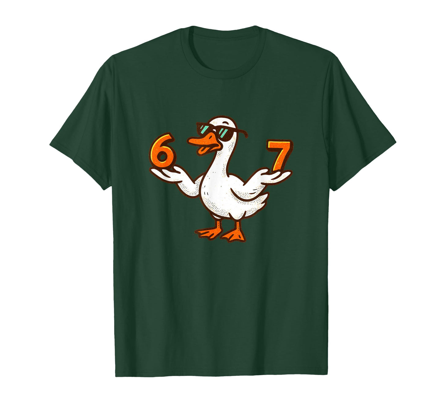 67 Meme Silly Goose 6 7 Funny Six Seven 6-7 Gen Alpha Slang T-Shirt