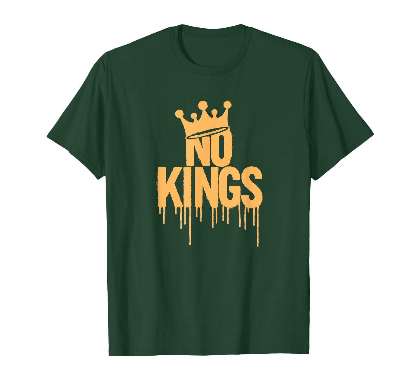 No Kings Slogan | Anti-Authority, Protest - Bold T-Shirt