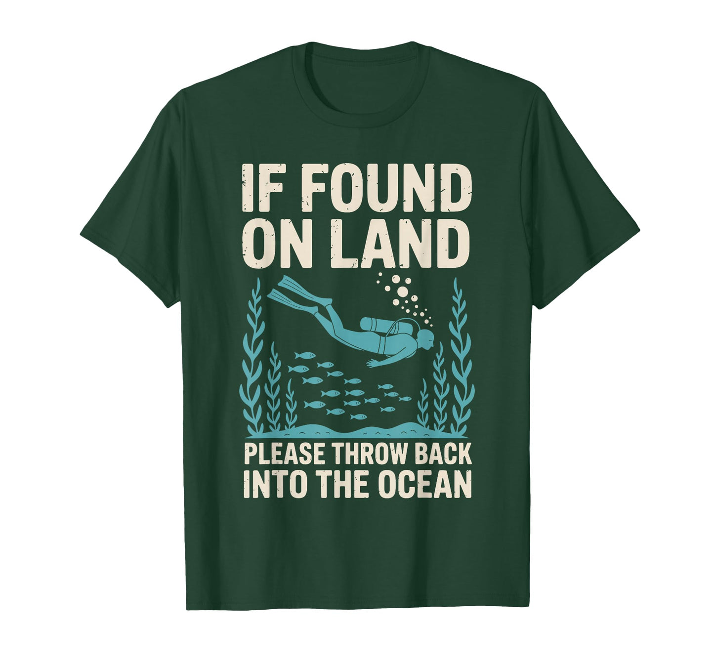 Funny Scuba Diving Art for Men Women Scuba Diver Scuba Lover T-Shirt