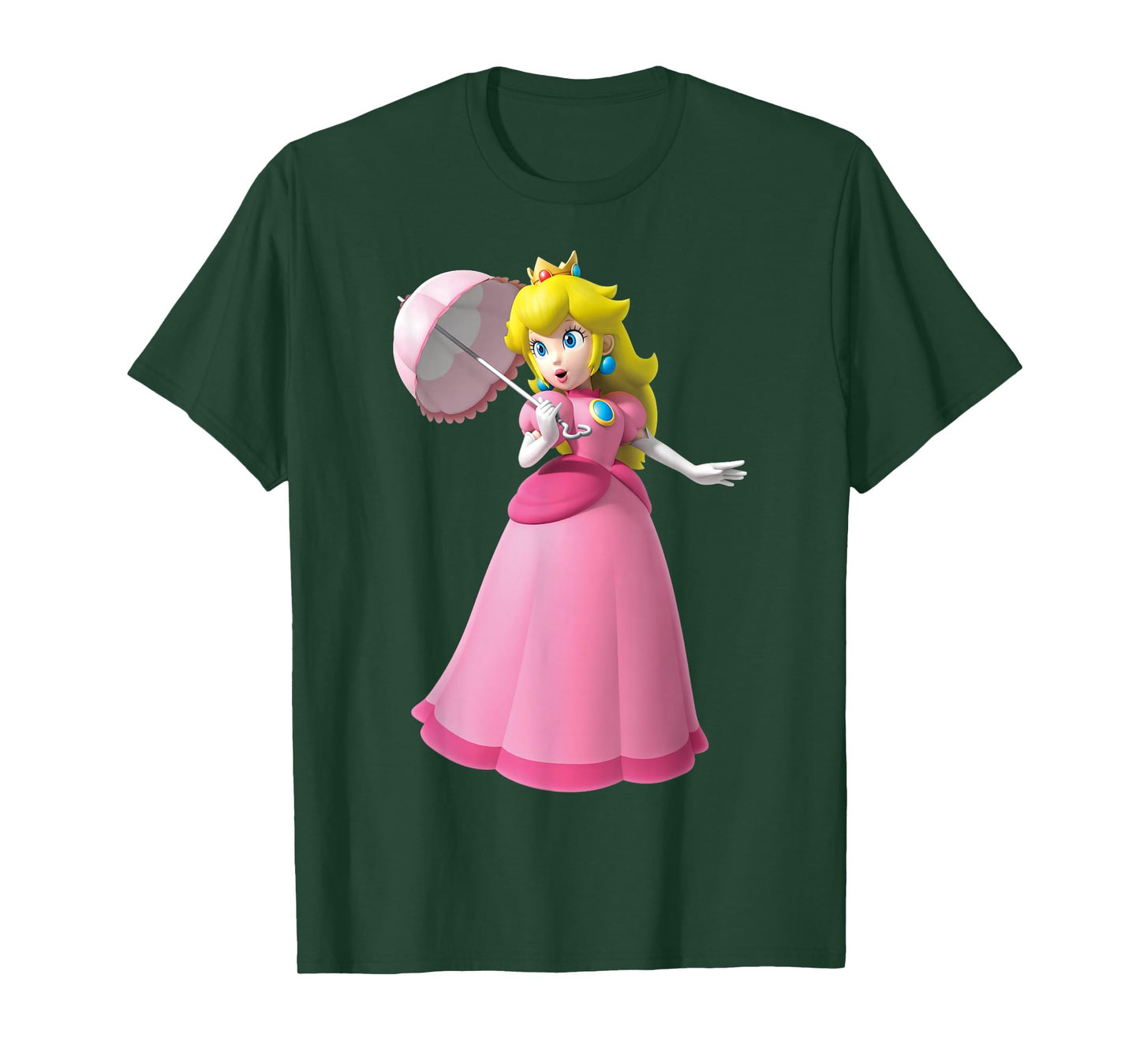 Super Mario Princess Peach 3D Poster T-Shirt