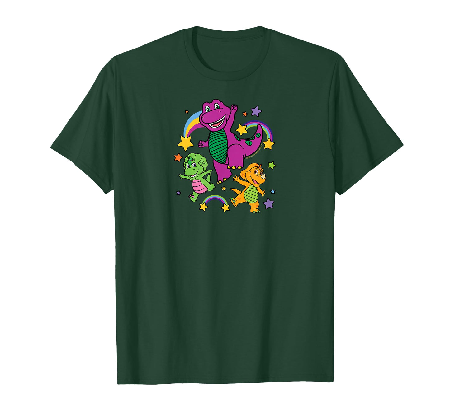Barney BJ and Baby Bop Rainbow Stars T-Shirt