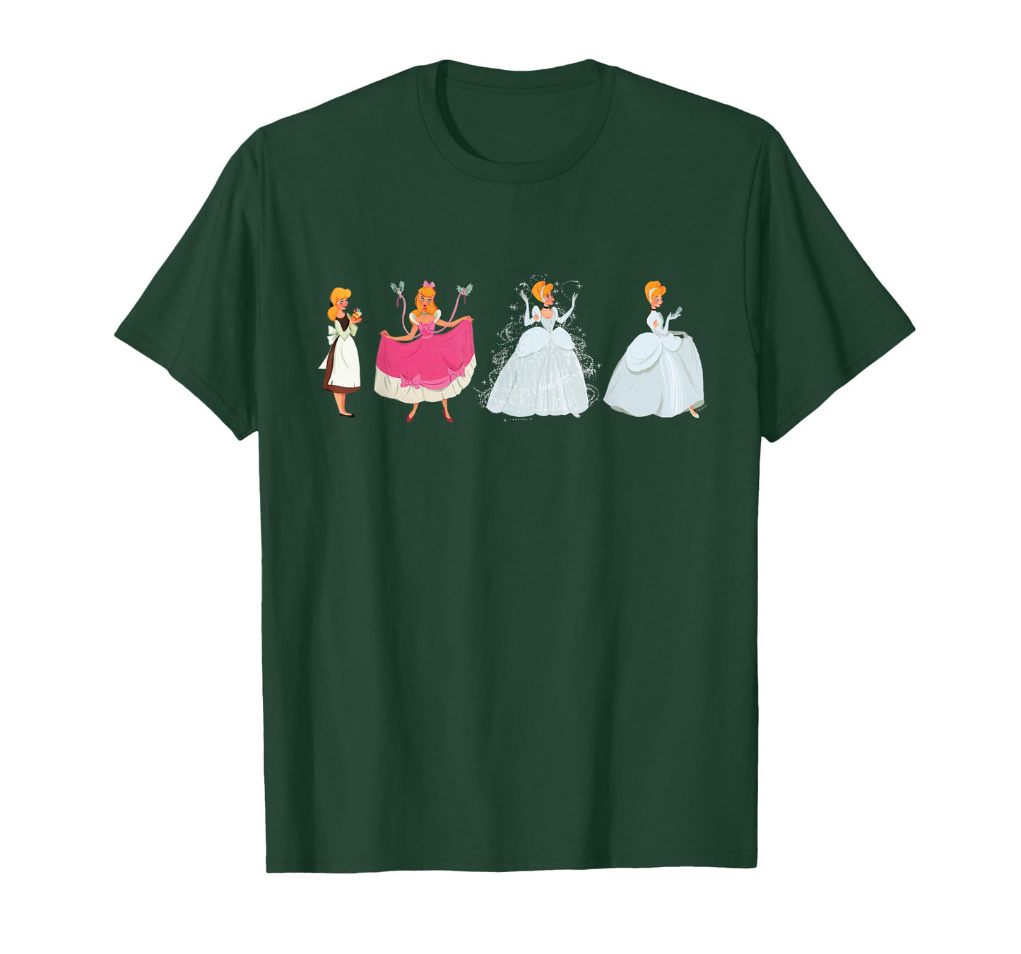 Disney Cinderella 75th Anniversary Dresses and Magic Gown T-Shirt