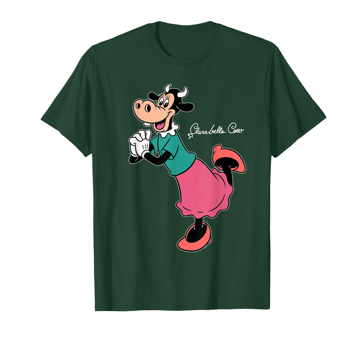 Disney Clarabelle Cow Retro Character Pose Trip Matching T-Shirt