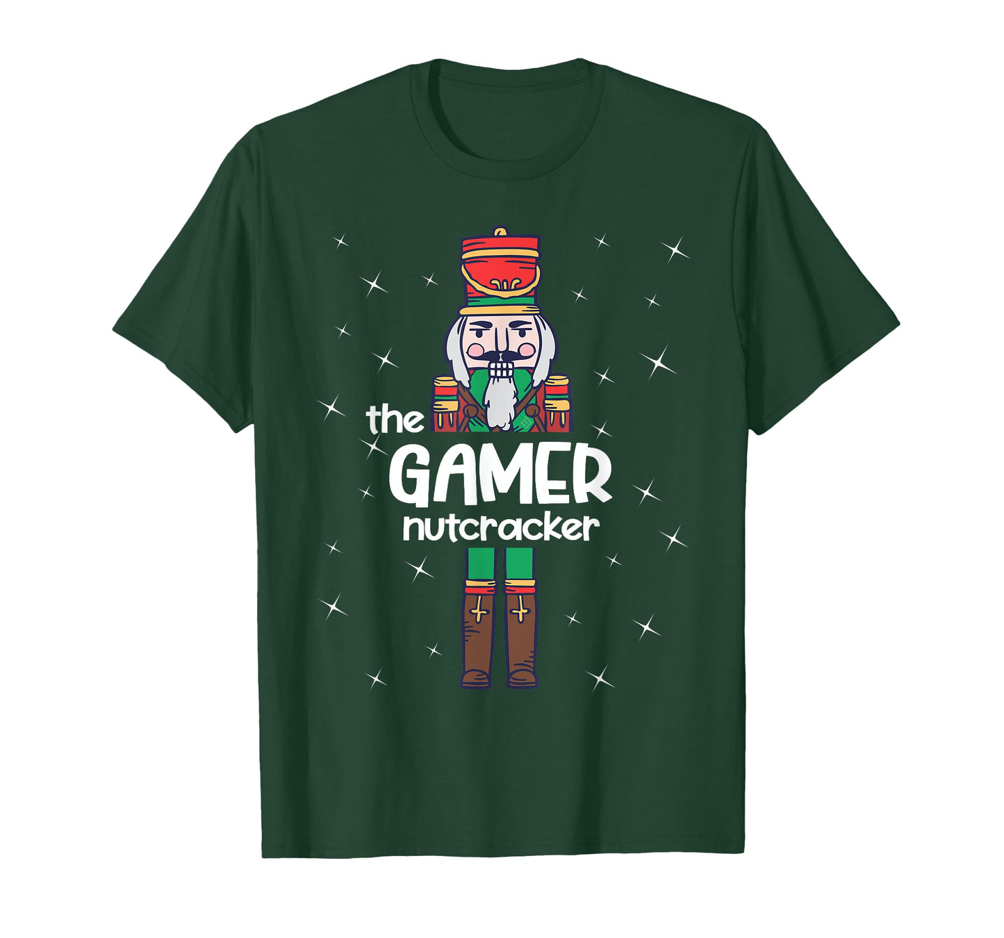 Gamer Nutcracker Family Matching Funny Pajama T-Shirt