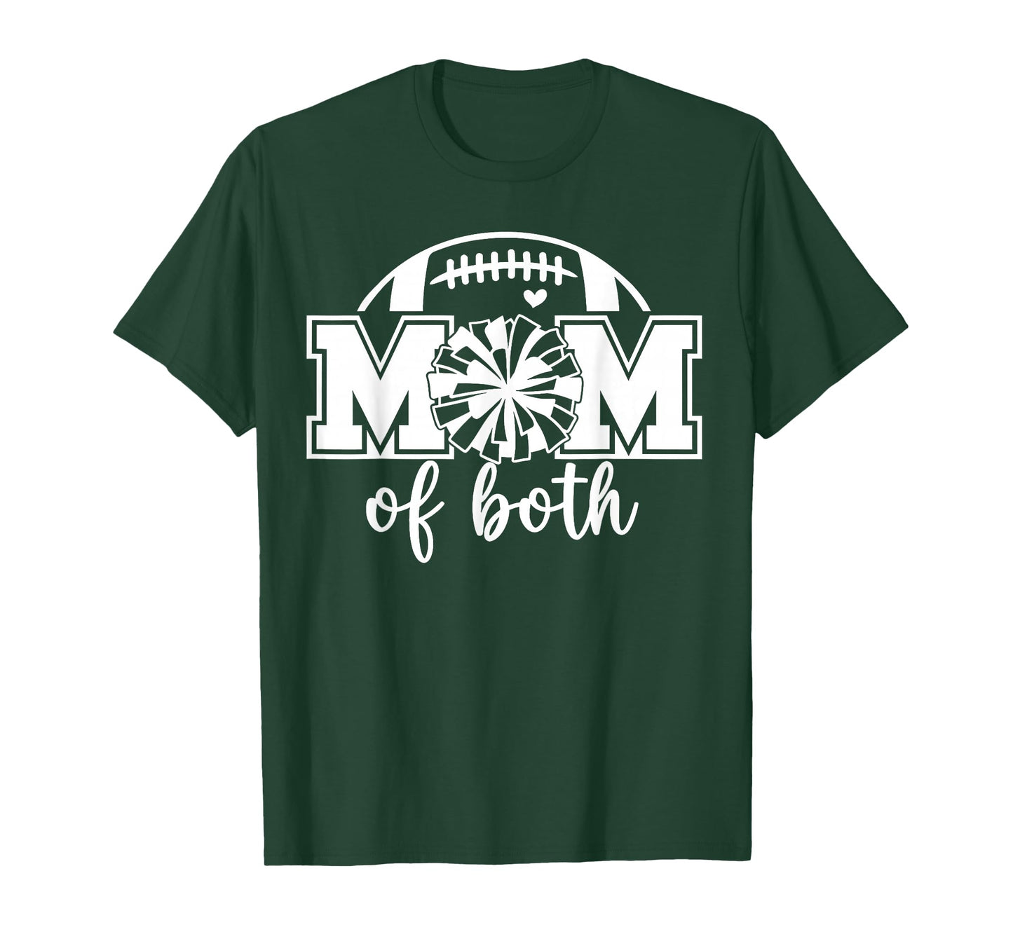Cheer Mom of Both Game Day Football Tis The Season T-Shirt