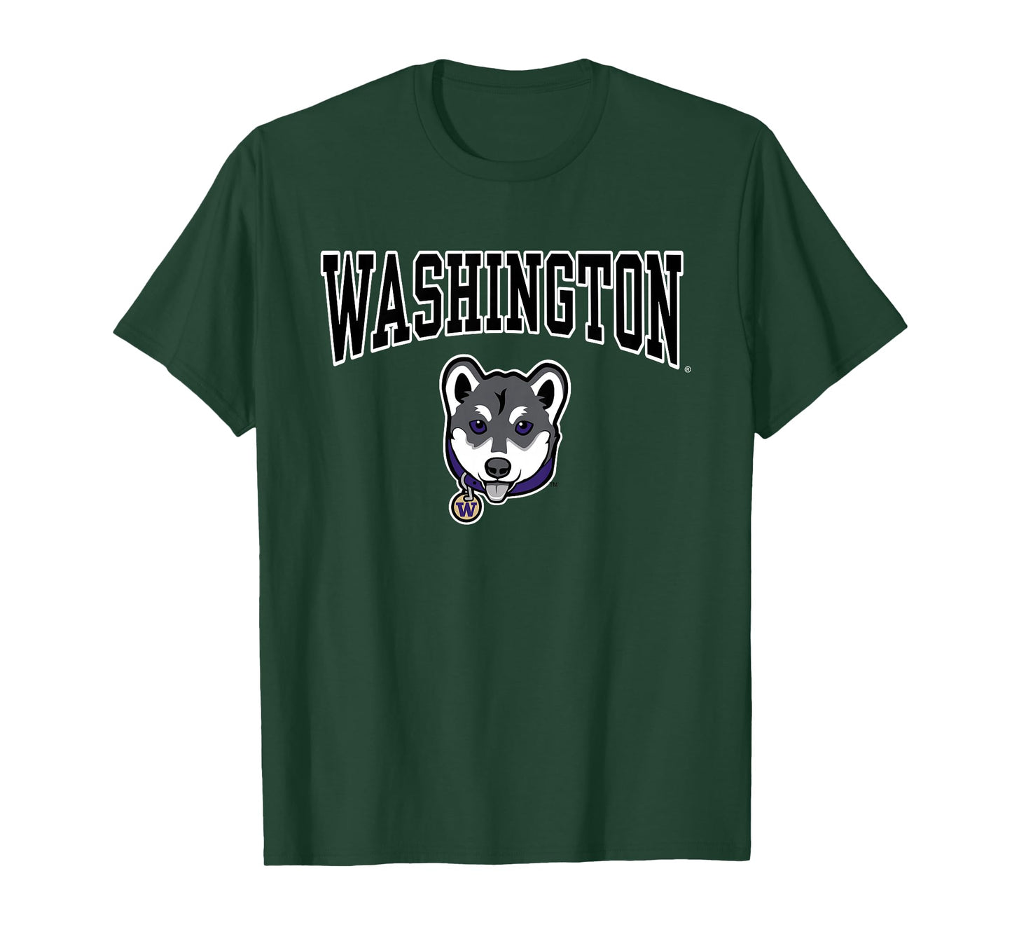 Kids Washington Huskies Kid's Mascot Purple Officially Licensed T-Shirt