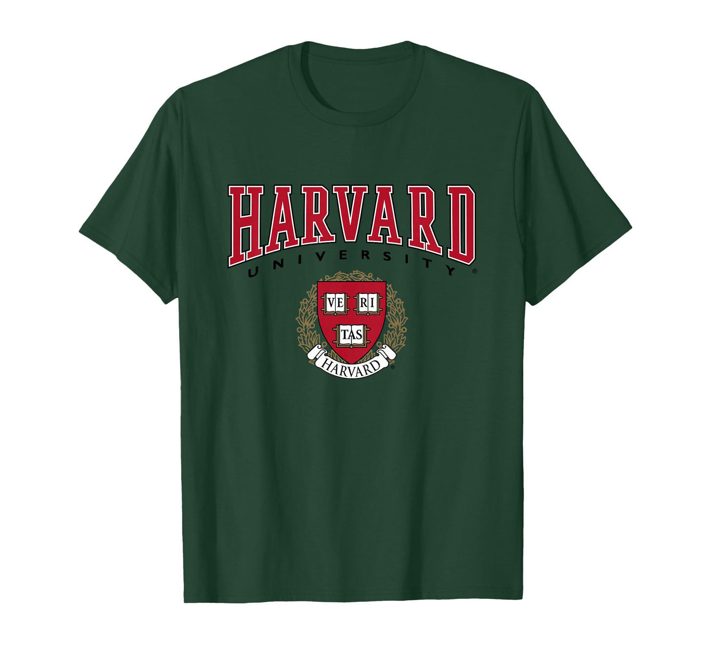 Harvard University Veritas Red Crest Kids T-Shirt