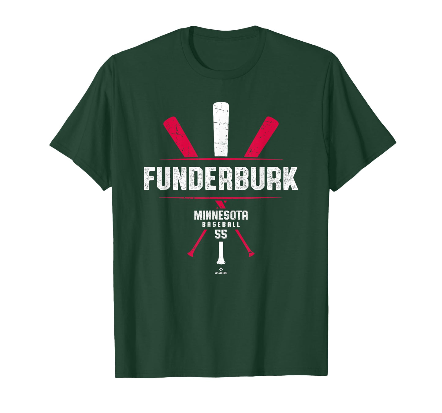 Vintage Baseball Bat Gameday Kody Funderburk Minnesota T-Shirt