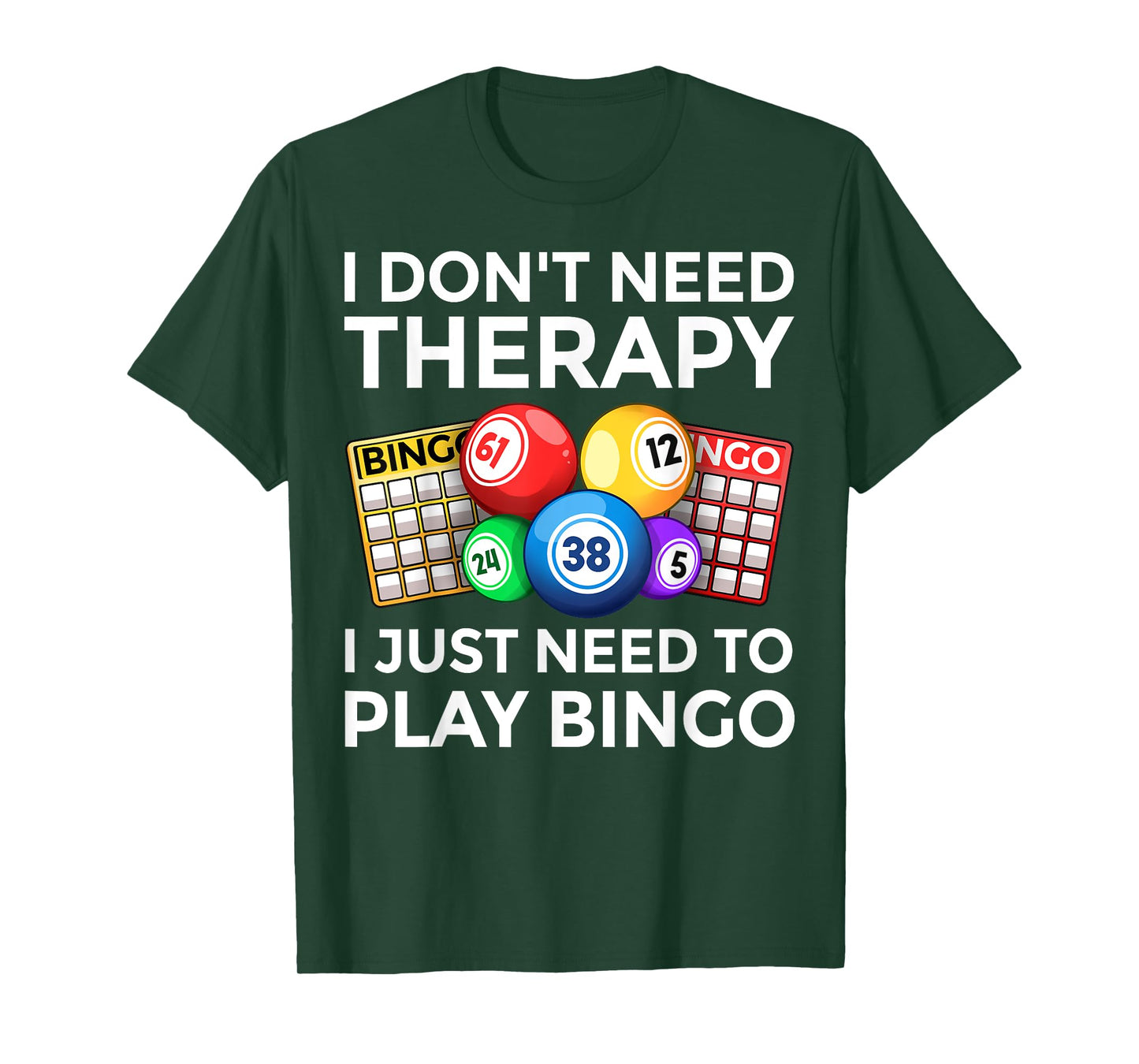 Cute Bingo Design For Men Women Casino Gambling Bingo Lovers T-Shirt