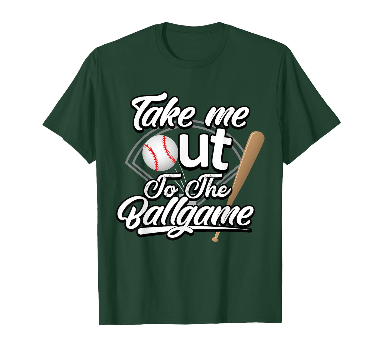 Take Me Out to the Ball Game T-shirt. Family sizes T-Shirt