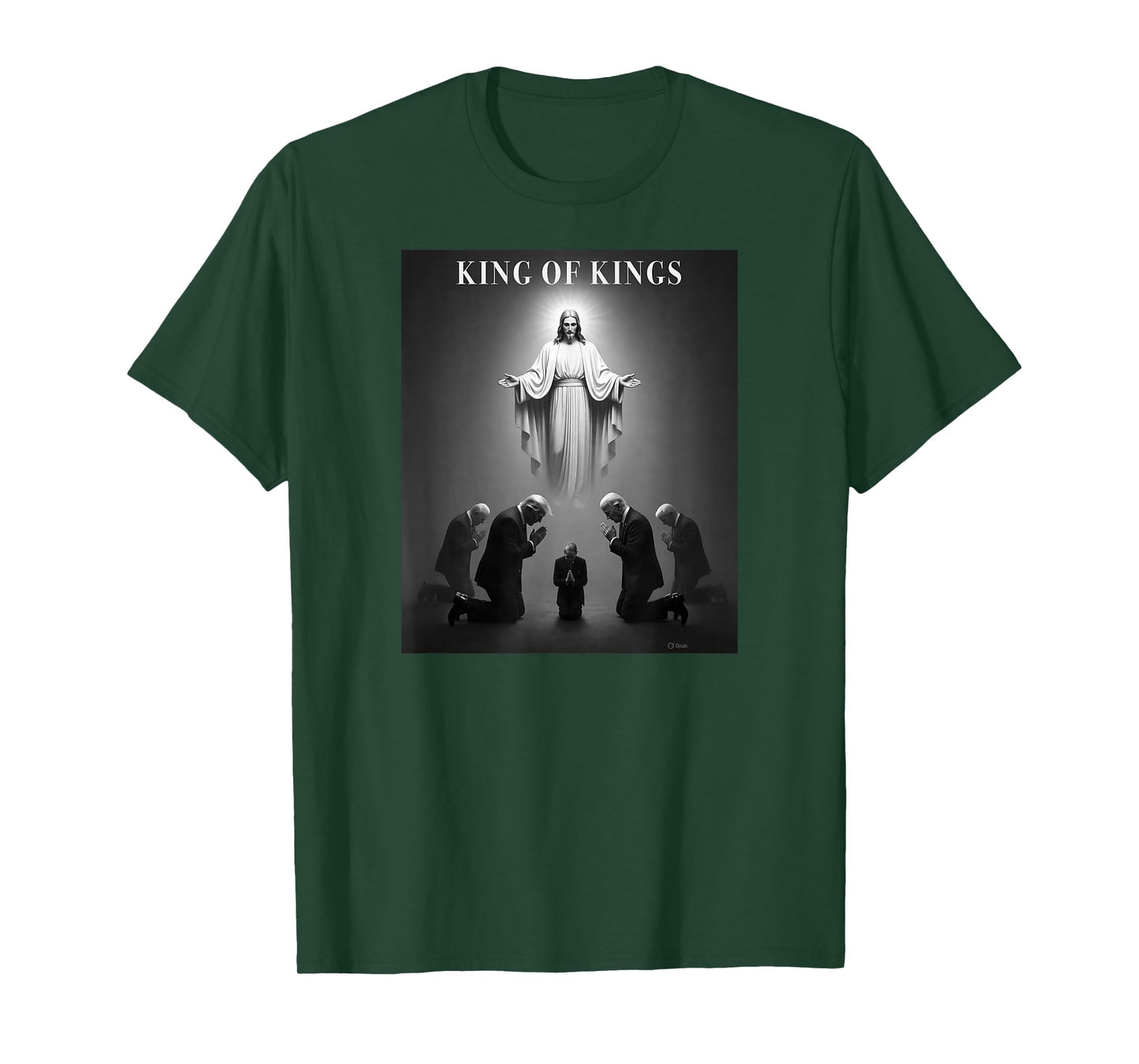 Christ Reigns No Earthly Kings Revelation Christian Art T-Shirt