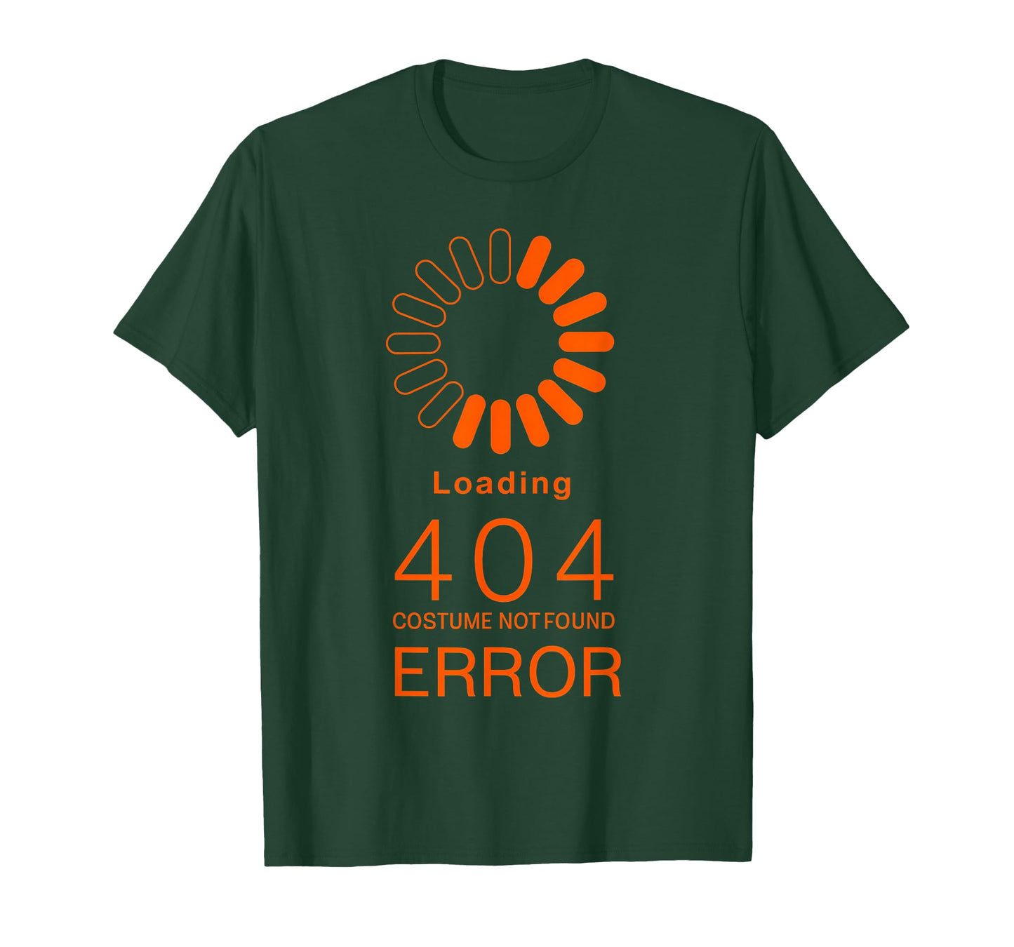 Error 404 Costume Not Found Funny Programmer Halloween T-Shirt
