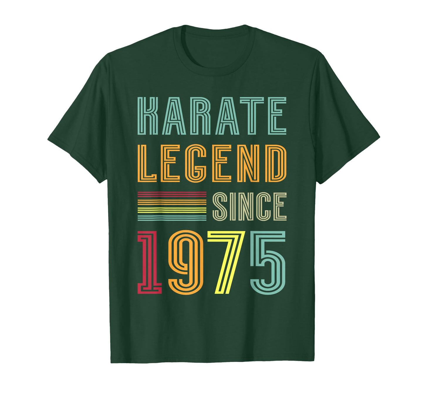 Karate Legend 1975 50 Year Sport Coach 50th Birthday Karate T-Shirt
