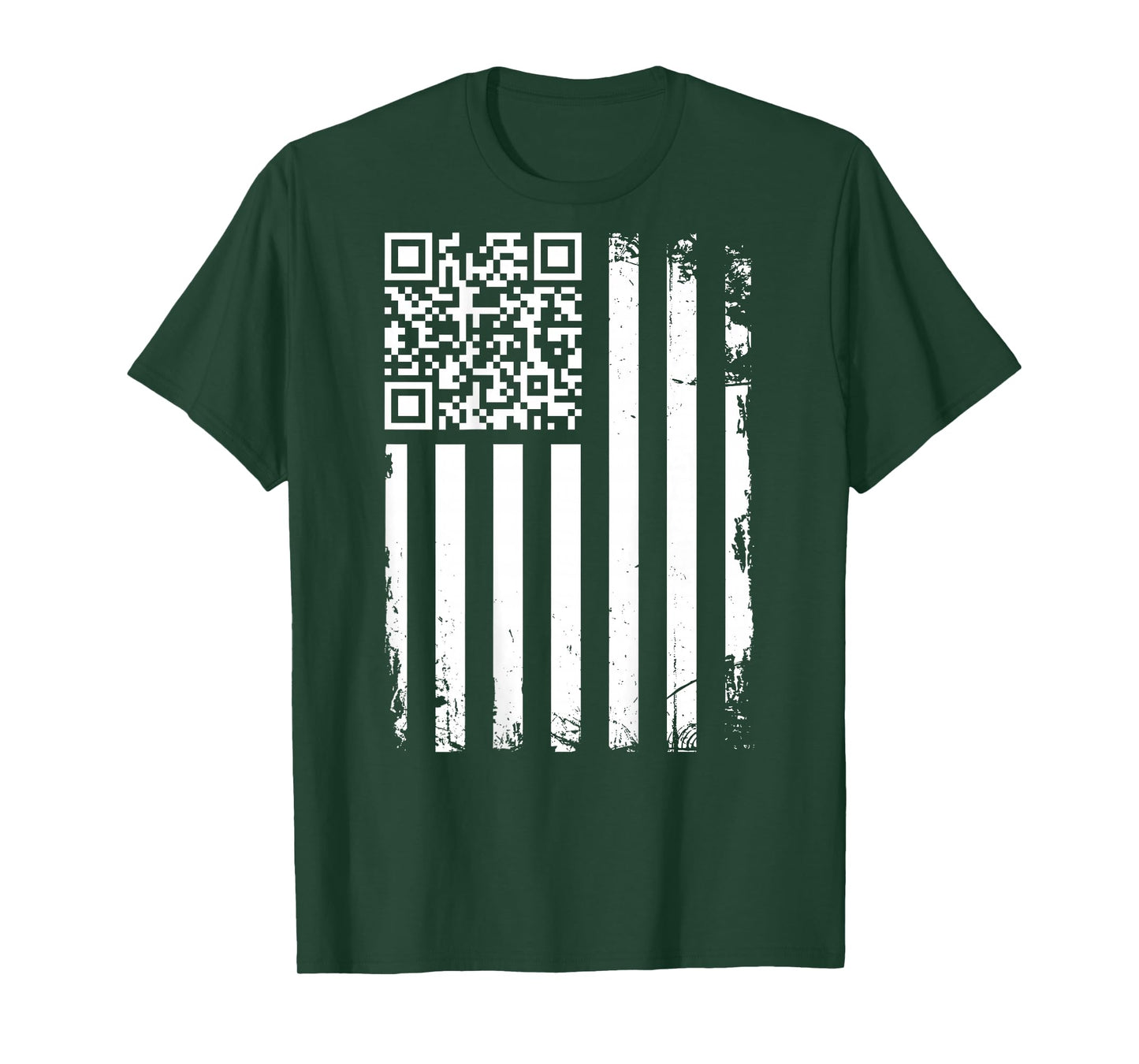 (BACK) Funny QR Don't Be A Little Btch Code Saying Quote T-Shirt