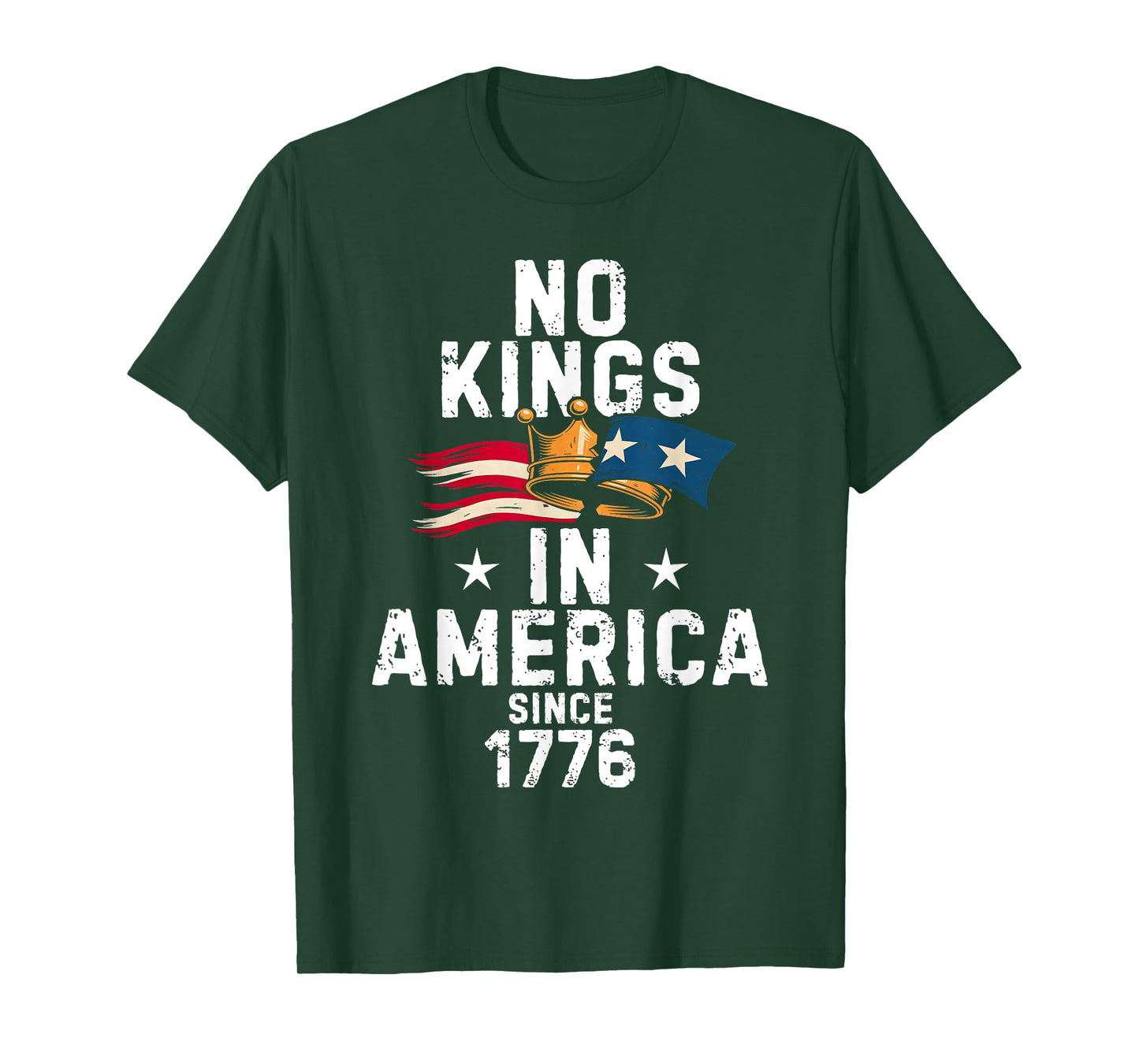 No Kings in America Since 1776 Anti Trump Tee T-Shirt
