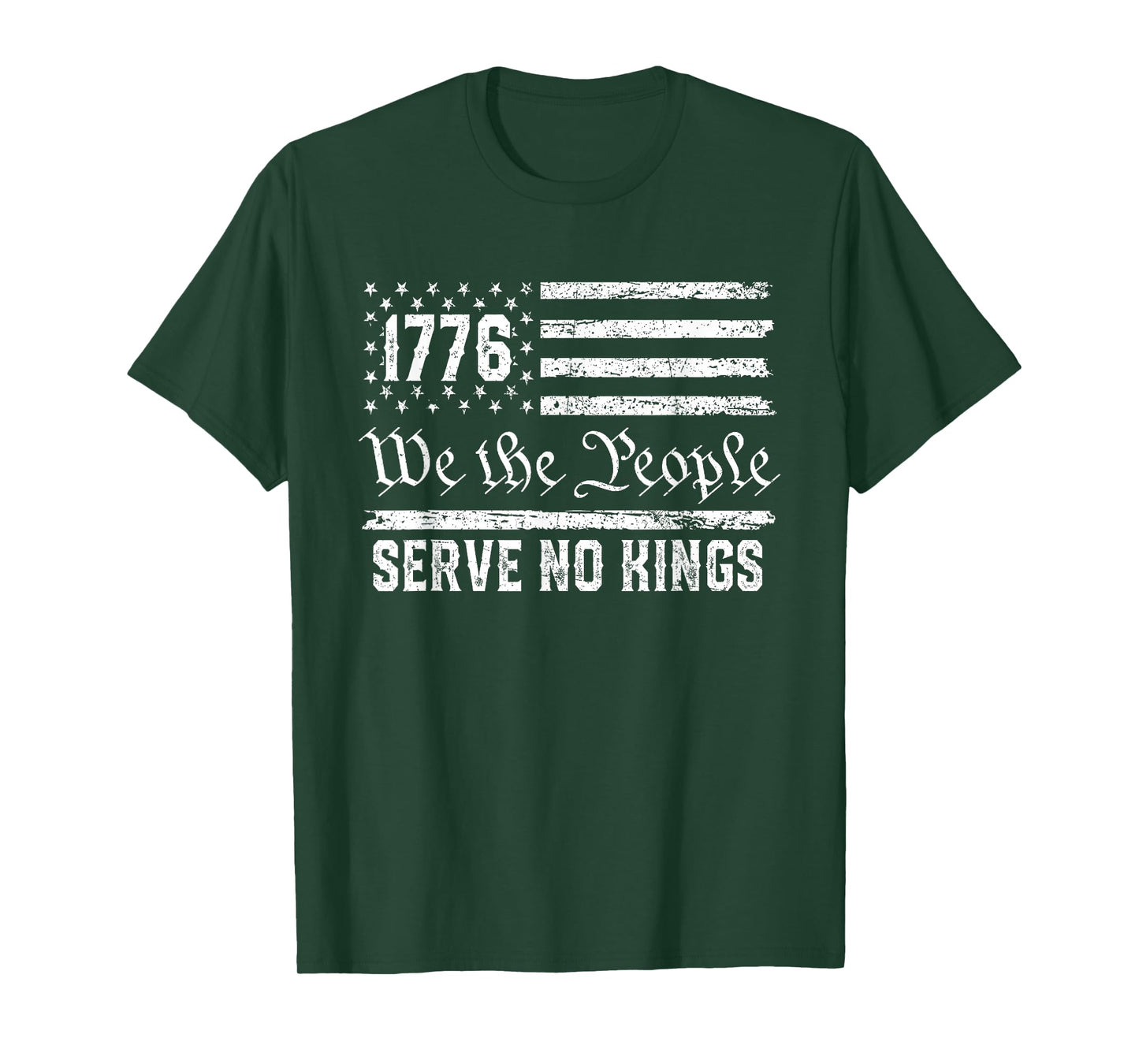 We The People Serve No Kings Shirt No King Patriotic Freedom T-Shirt