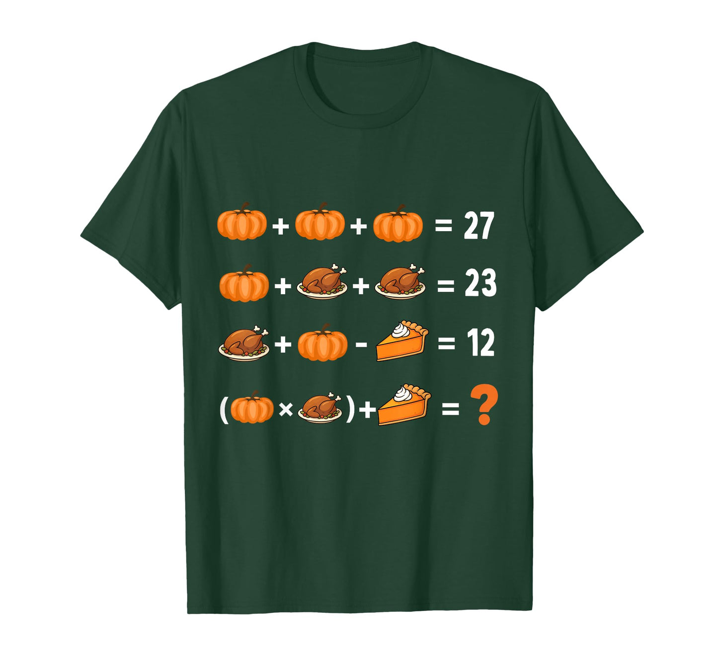 Funny 67 Meme Pumpkin Turkey Math Teacher Thanksgiving 6 7 T-Shirt